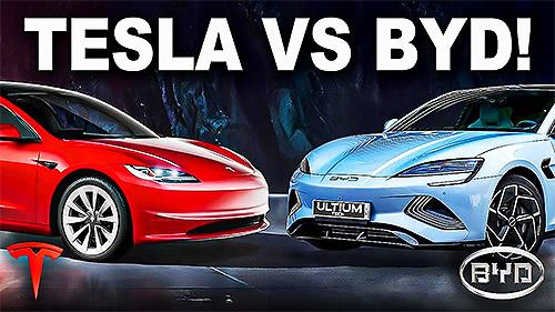   BYD vs Tesla      