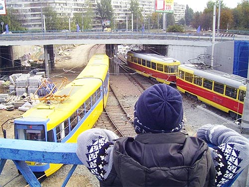 Как в Киеве появилась первая в СССР линия скоростного трамвая. Исторические фото