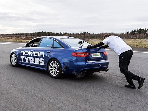 С помощью шин Nokian Tyres был установлен новый необычный мировой рекорд