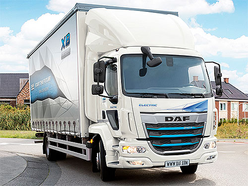 DAF представляє нове покоління легких міських вантажівок DAF XB замість LF