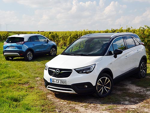 - Opel Crossland X:    SUV    - Opel