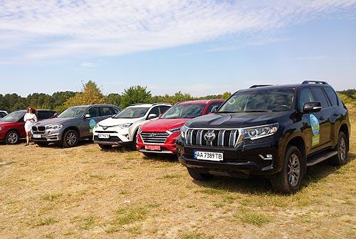   BMW X5, Toyota Prado Hyundai Santa Fe  Ford Ranger   - 