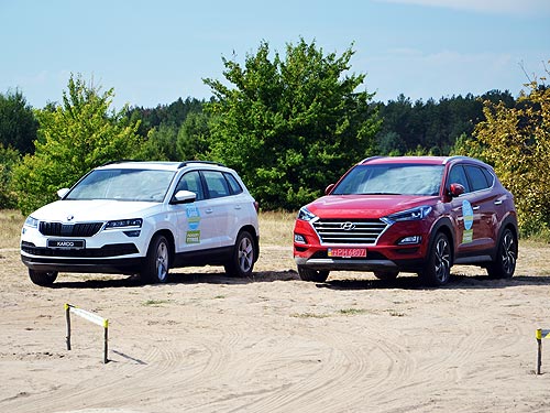   Toyota RAV4, Skoda Karoq, Hyundai Tucson  Suzuki SX4 - 